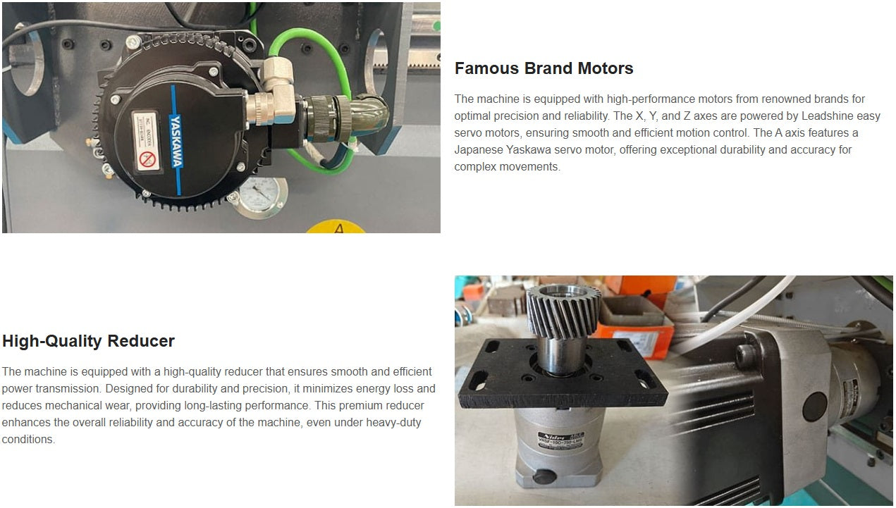 ACCTEK- AKM1325-4A 4-axis CNC machine