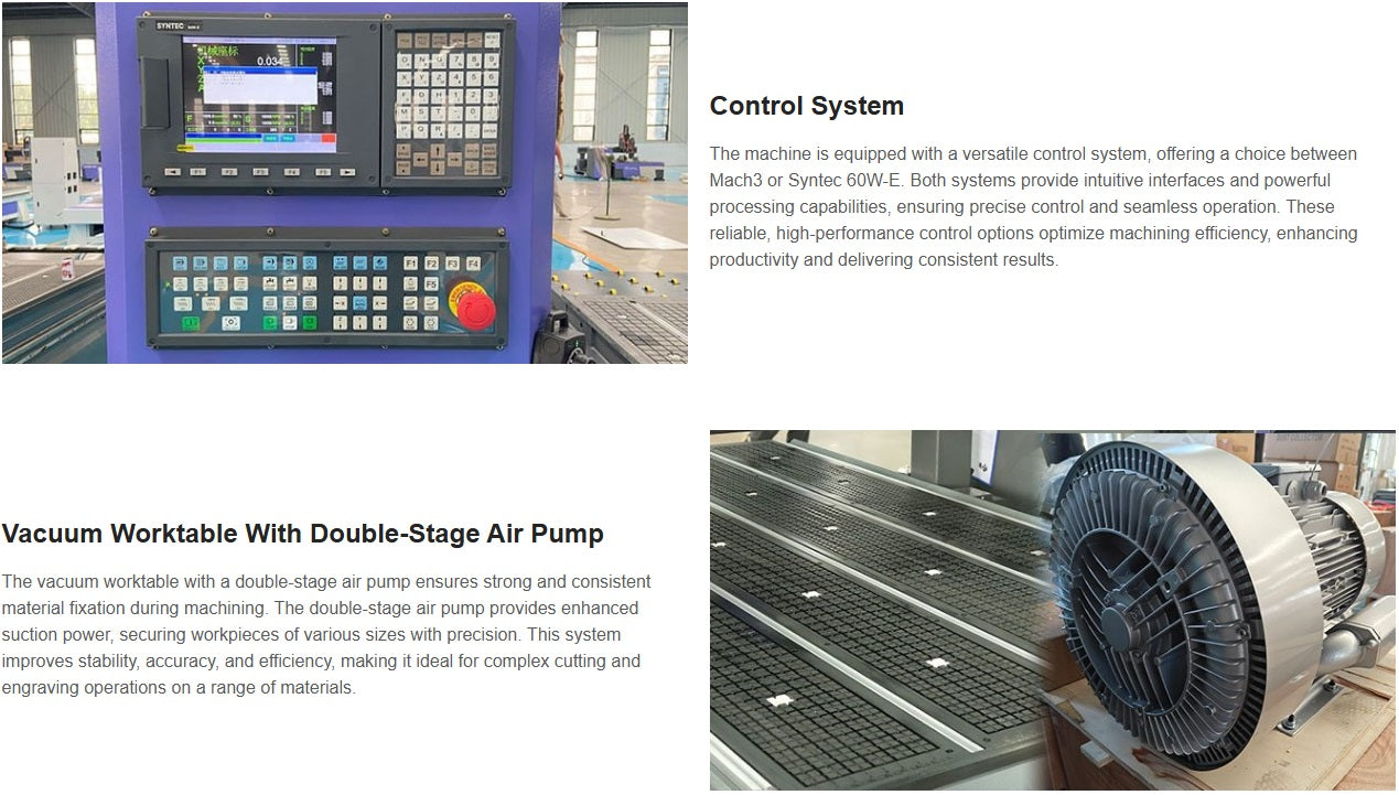 ACCTEK- AKM1325-4A 4-axis CNC machine