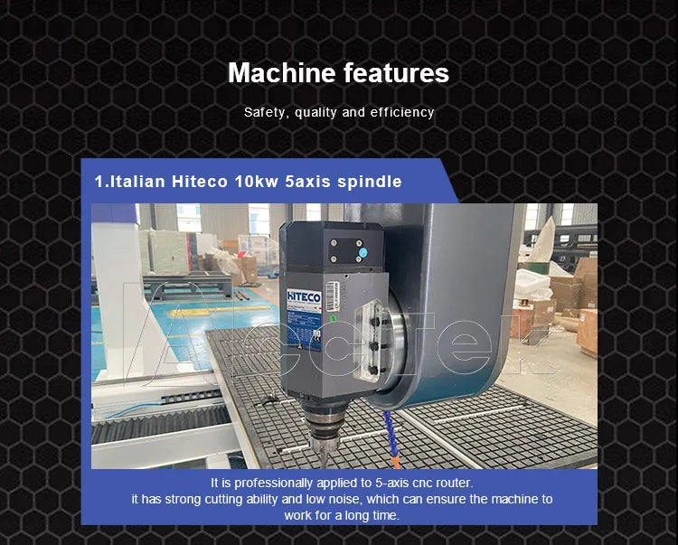 ACCTEK- AKM1325-5A 5-axis CNC machine