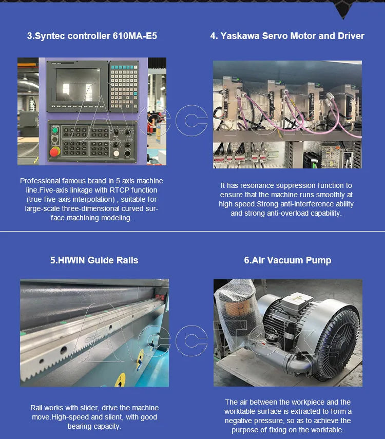 ACCTEK- AKM1325-5A 5-axis CNC machine